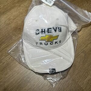 Chevrolet‎ Chevy Trucks Hat Cap Beige Adjustable GM Licensed Embroidered NWT